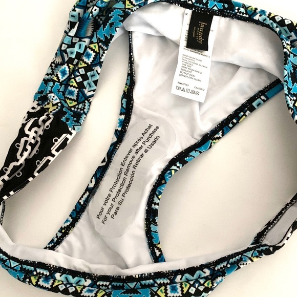 Laundry by shelli segal•geometric bikini bottoms L - Picture 4 of 8
